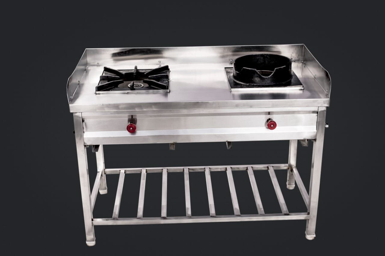 TWO BURNER COMMERCIAL GAS/STOVE